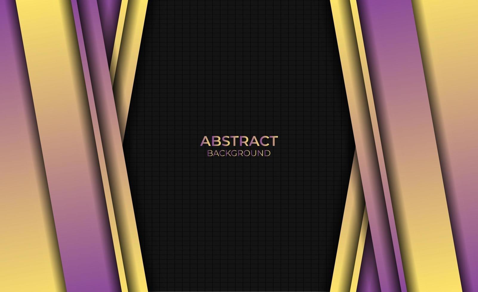 Abstract Design Style Purple Yellow Gradient Background vector