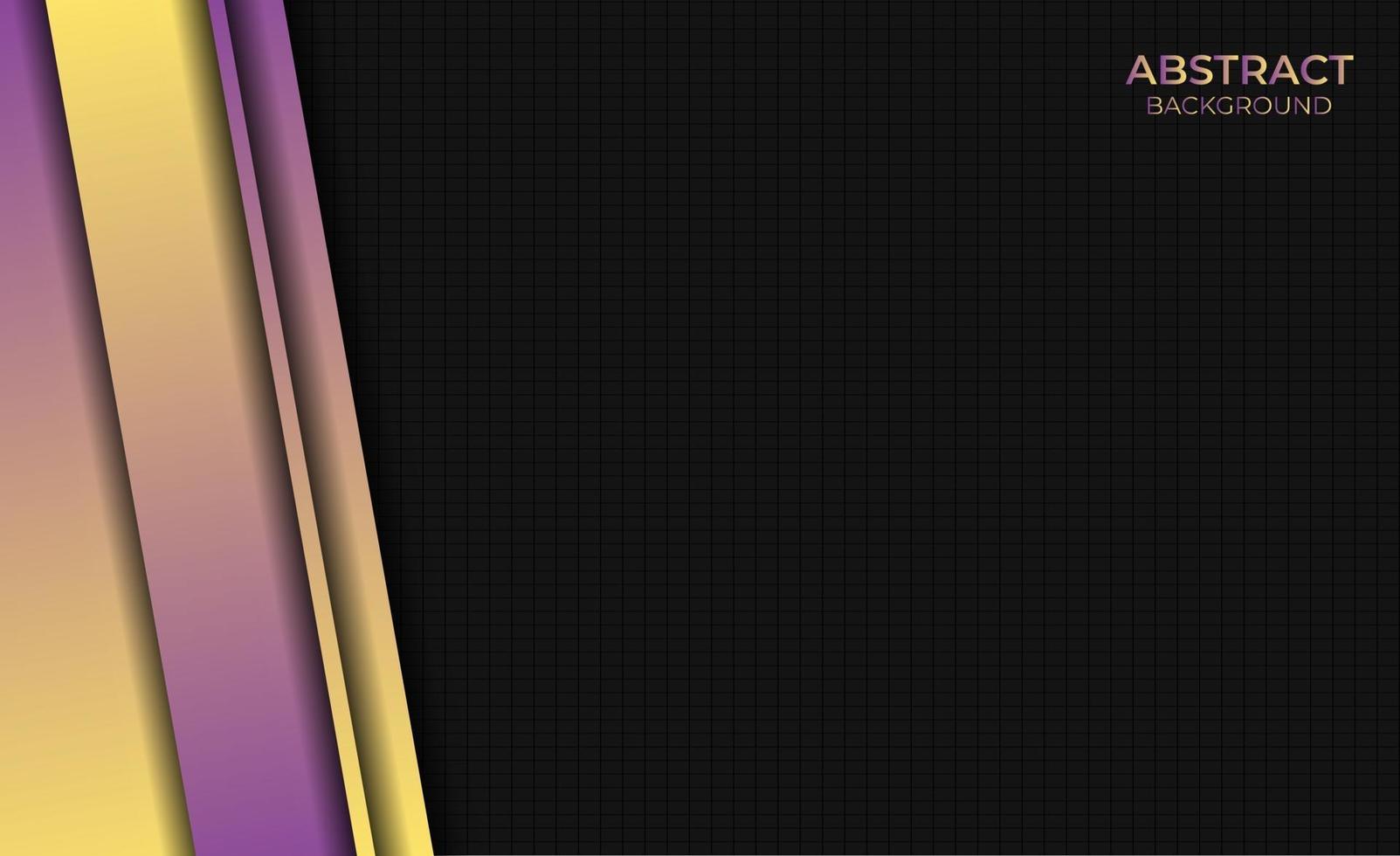 Abstract Style Background Purple Yellow Gradient Design vector