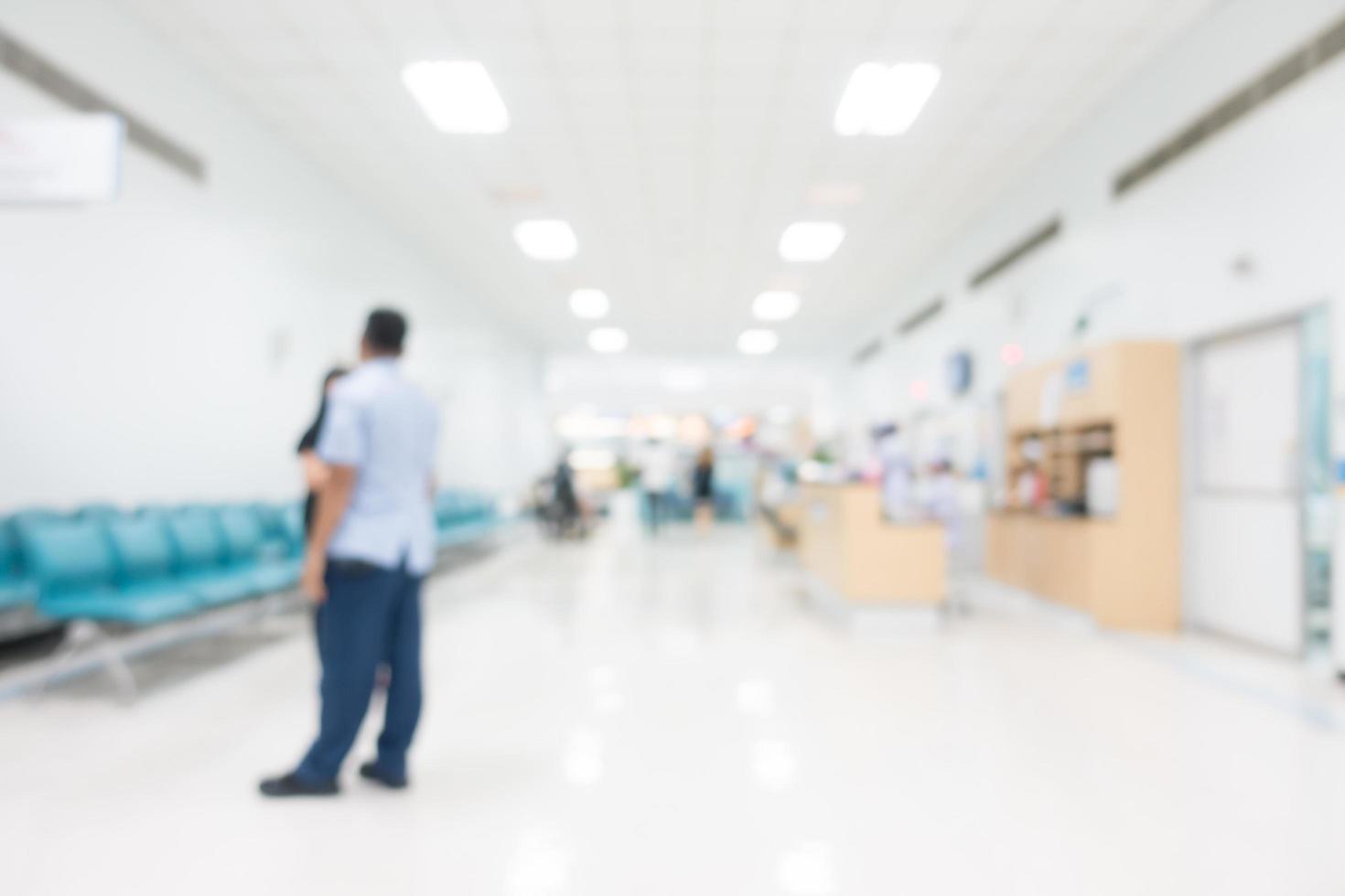 Blur hospital background photo