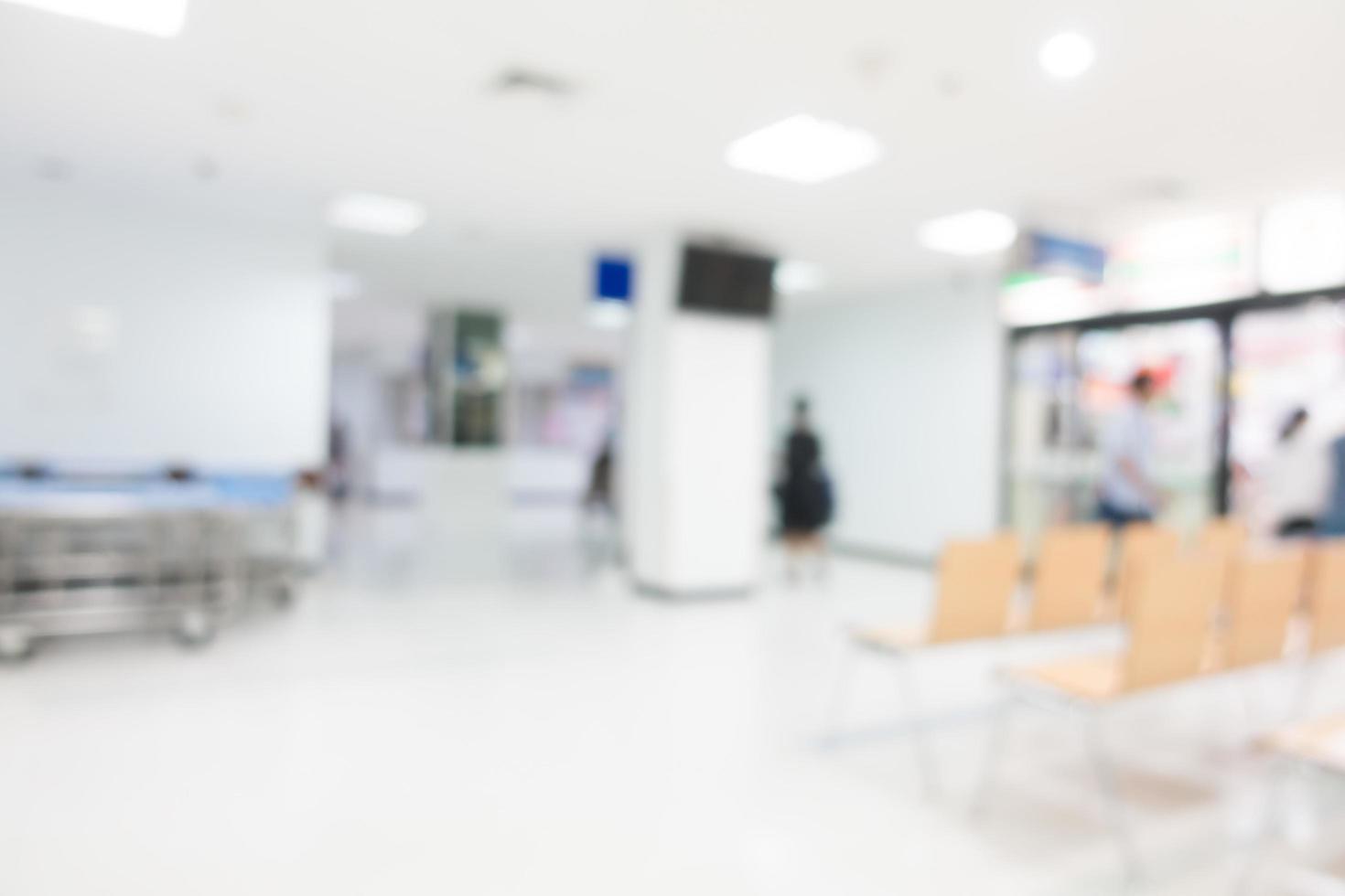 Blur hospital background photo