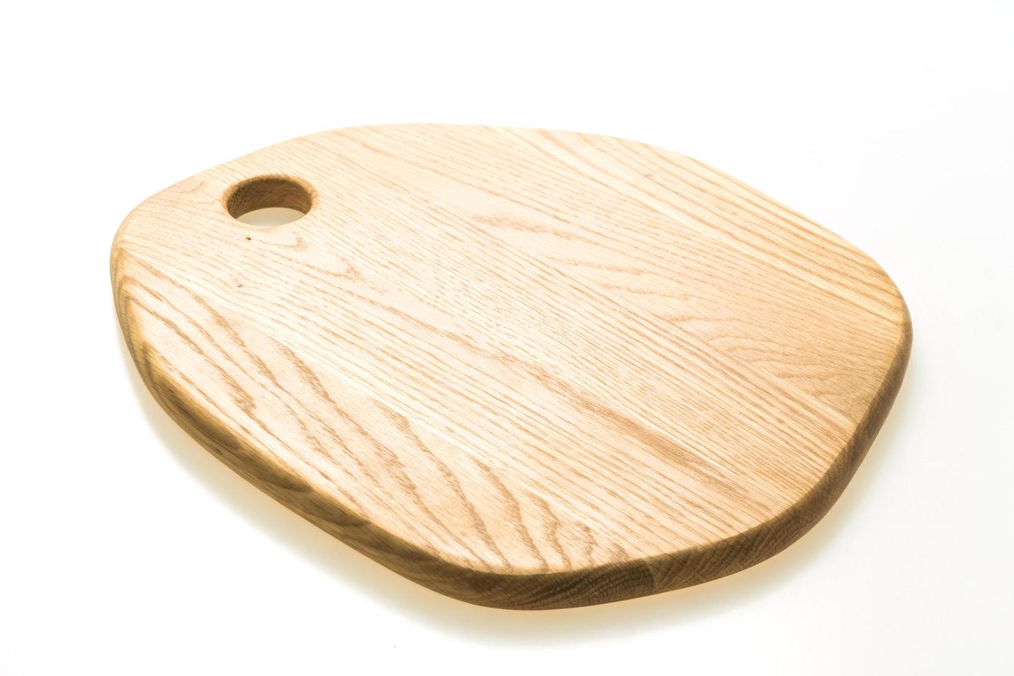 Brown wooden cutting board photo