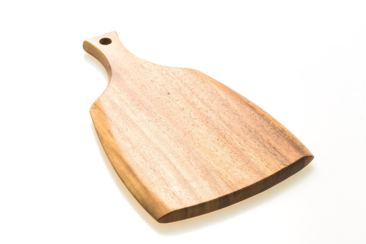 Brown wooden cutting board photo