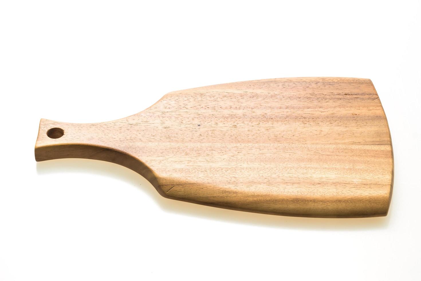 Brown wooden cutting board photo