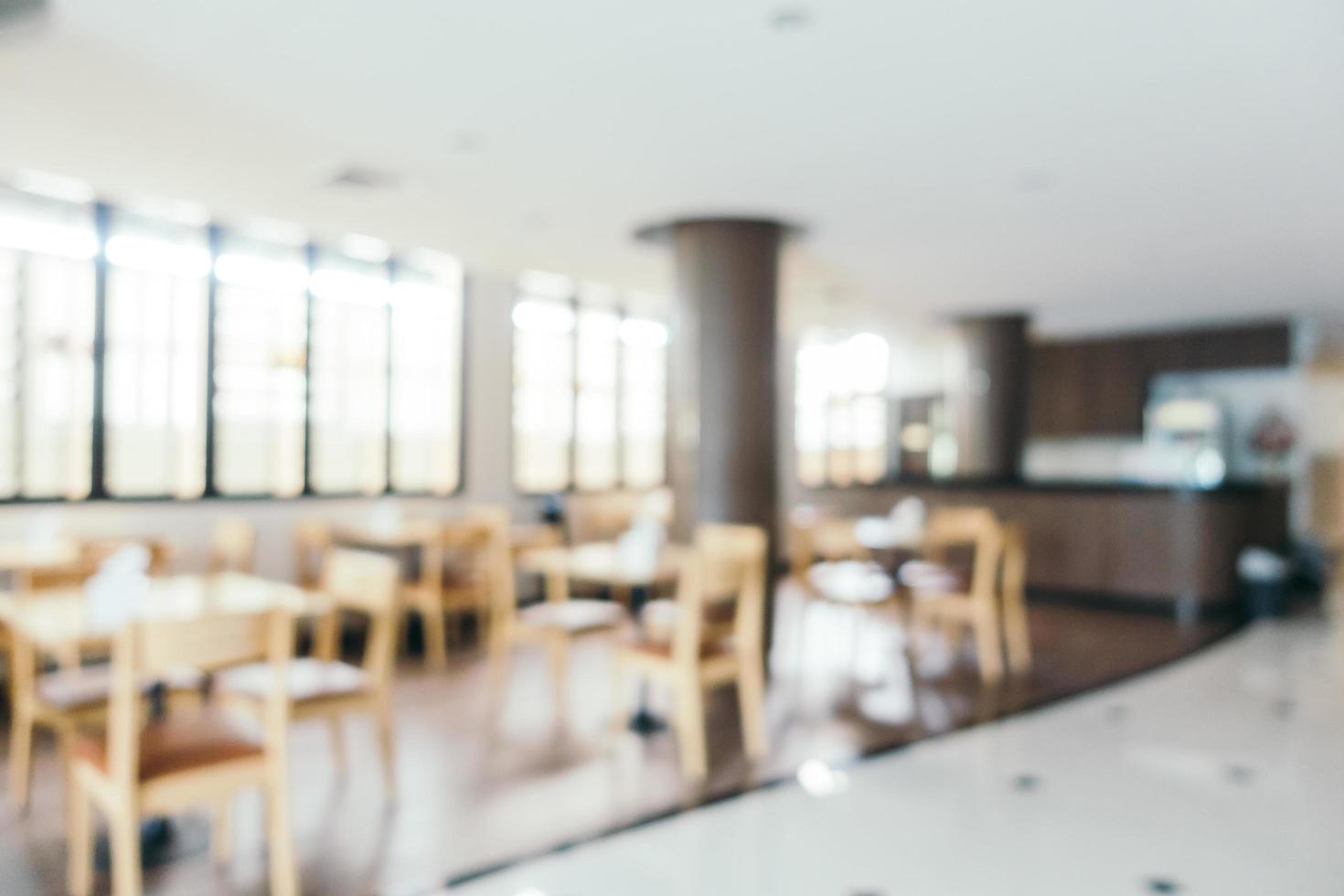 Abstract blur restaurant photo