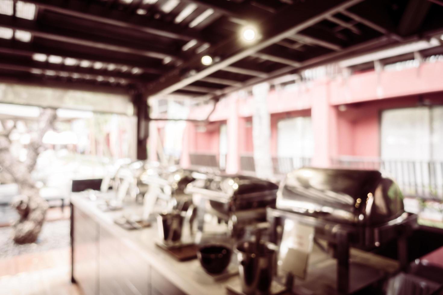 Abstract blur restaurant photo