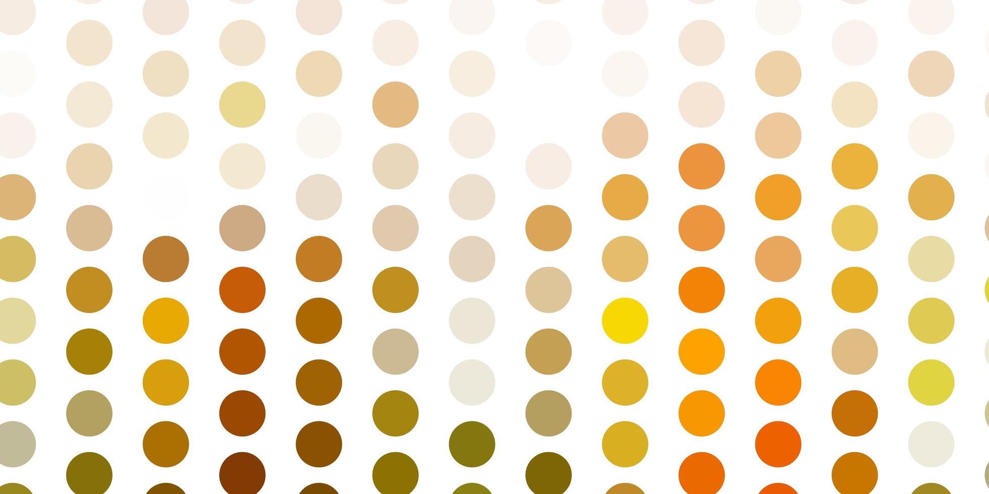 Light green, yellow vector texture with disks.