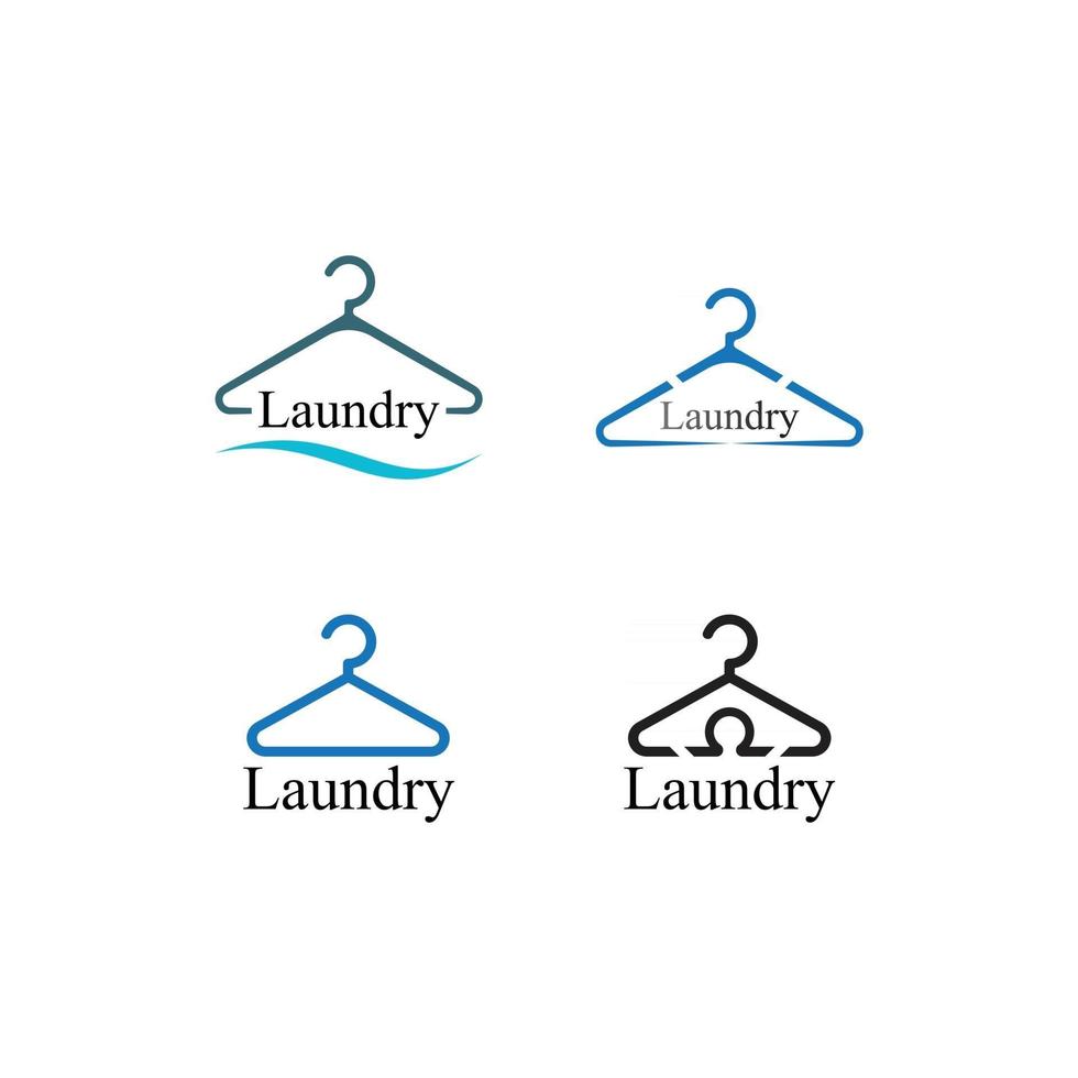 Laundry logo vector