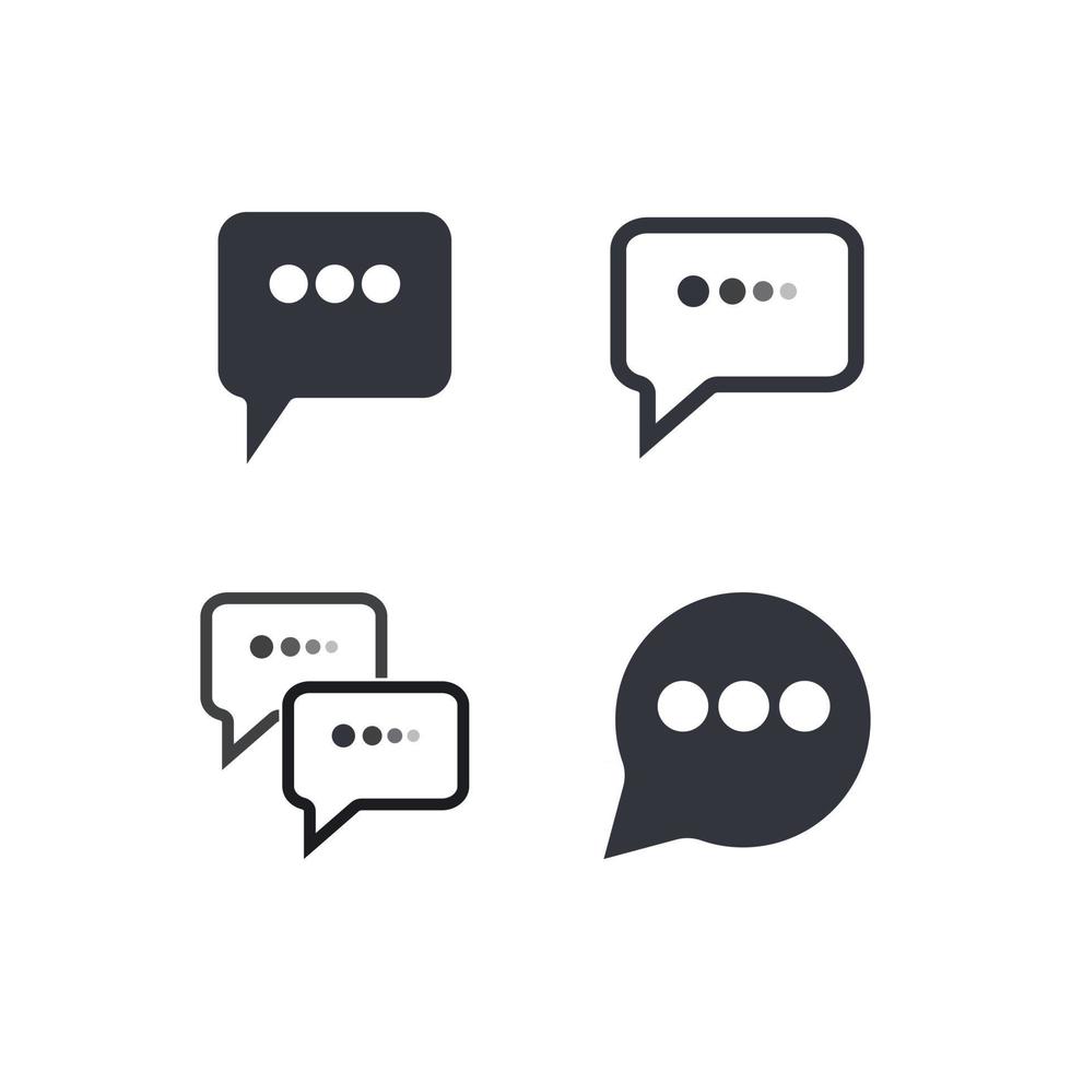 chat icon vector