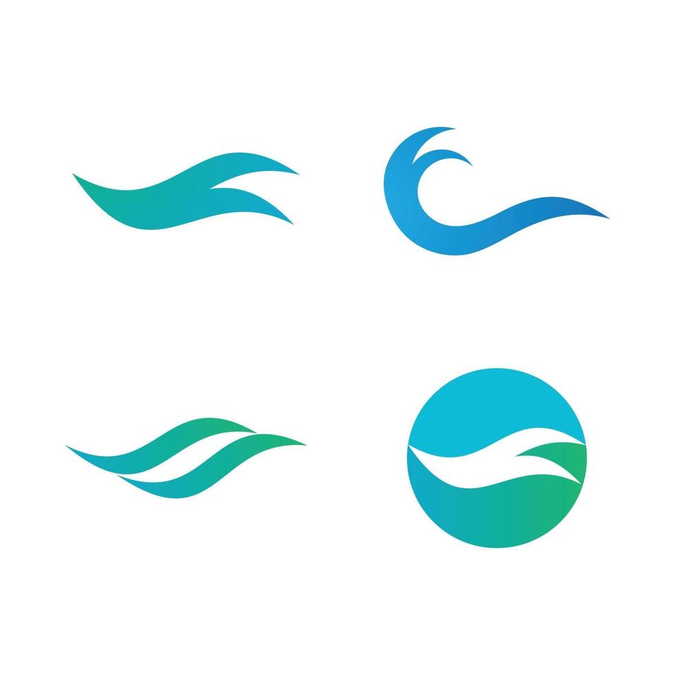 Water wave Logo vector