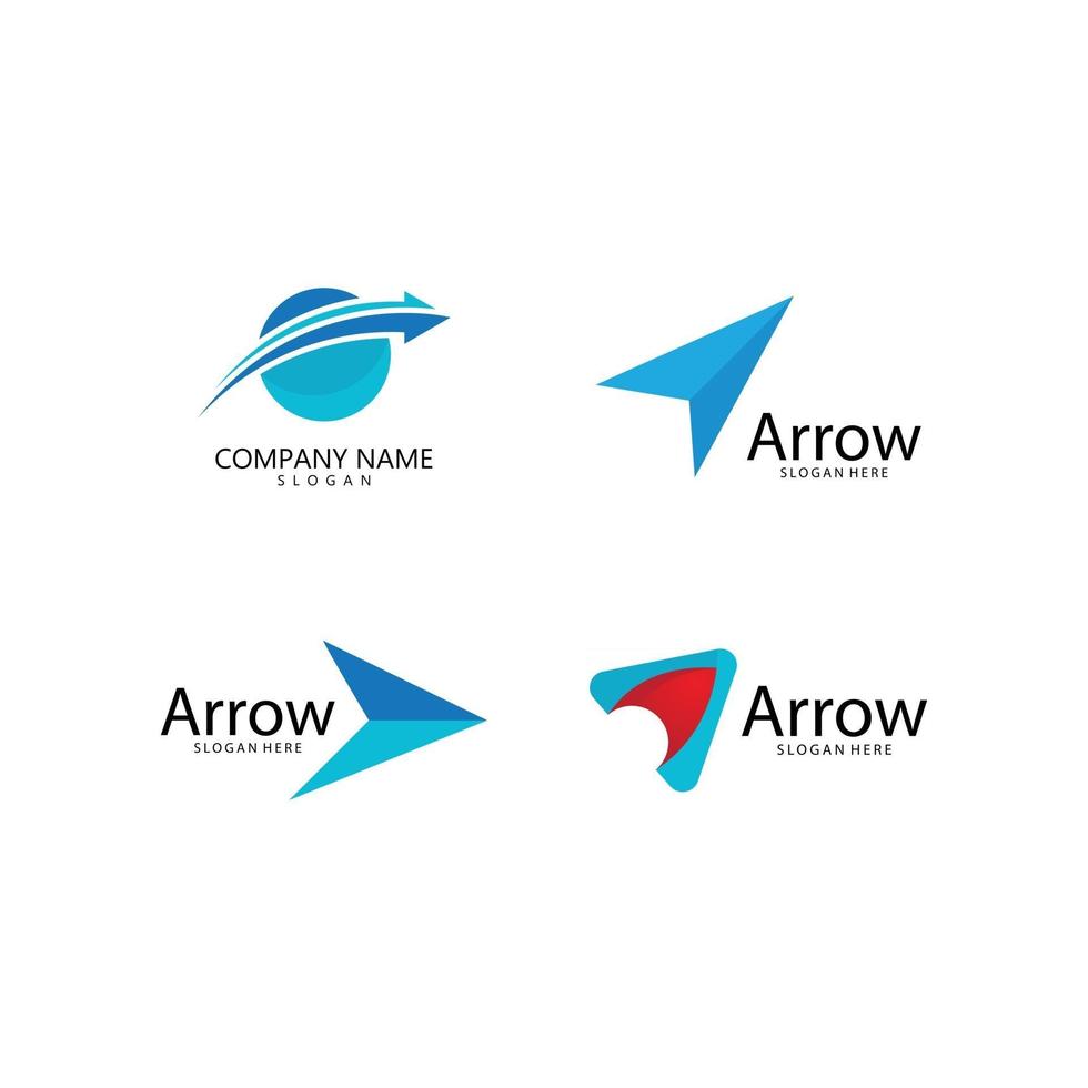 Arrow ilustration logo vector