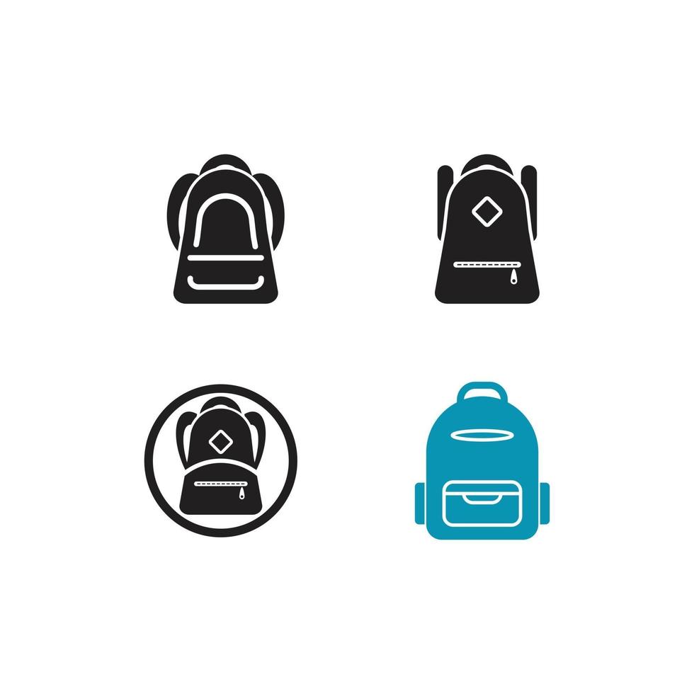 school bag logo vector