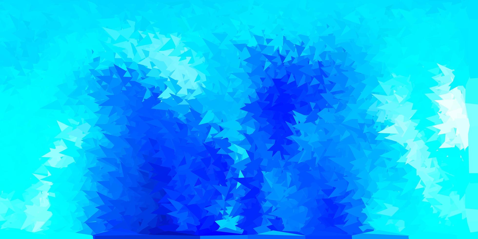 Light blue vector gradient polygon texture.