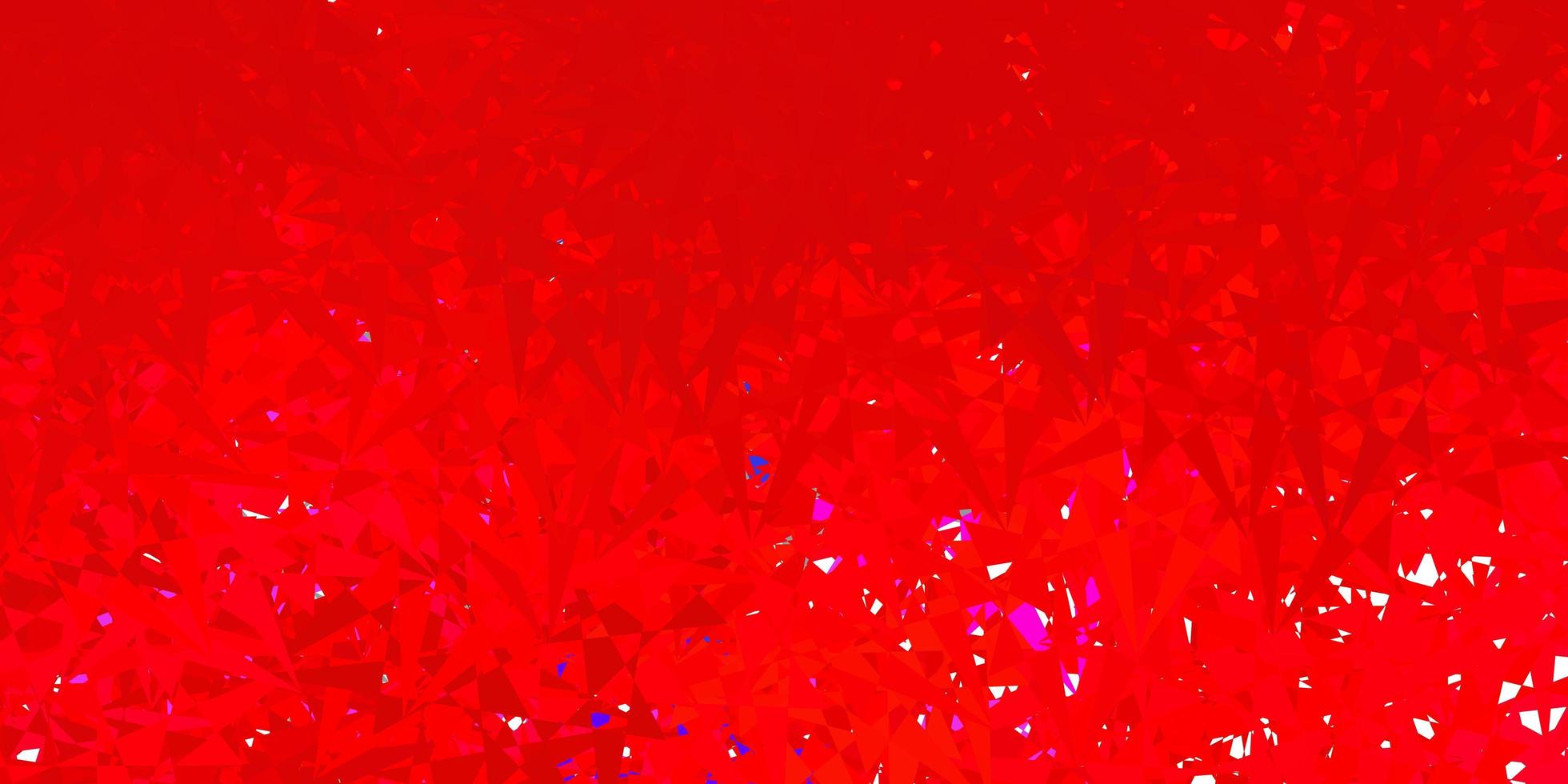 Dark red vector template with triangle shapes.