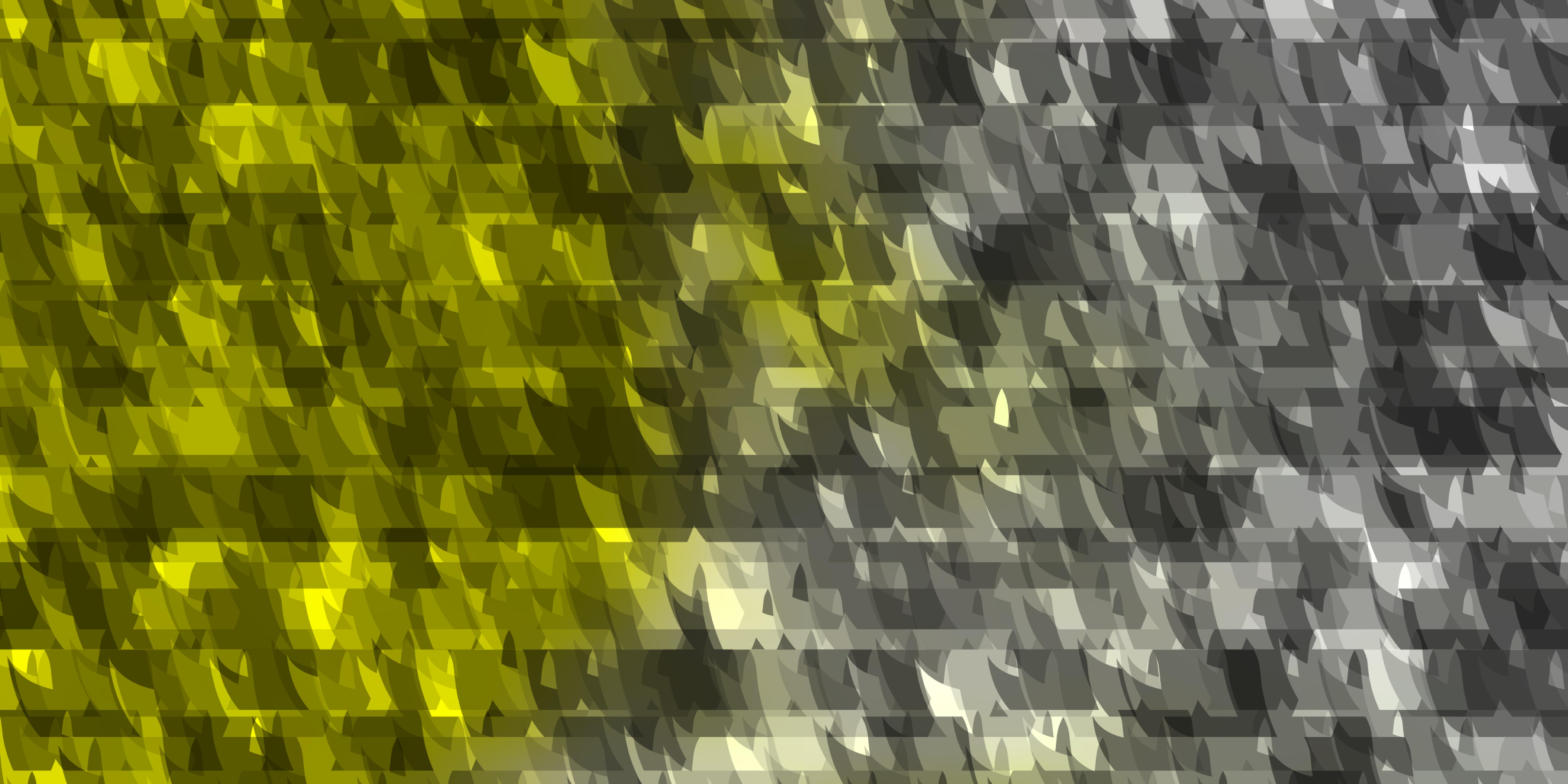 Light Yellow vector texture with lines, triangles. 2784976 Vector Art