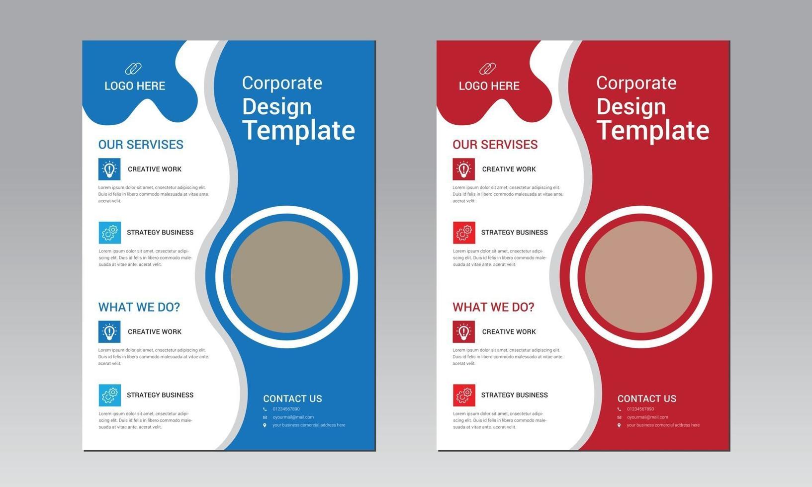 espacio de diseño de diseño de portada de folleto de folleto de folleto de cartel para fondo de foto, plantilla de ilustración vectorial en tamaño a4. vector