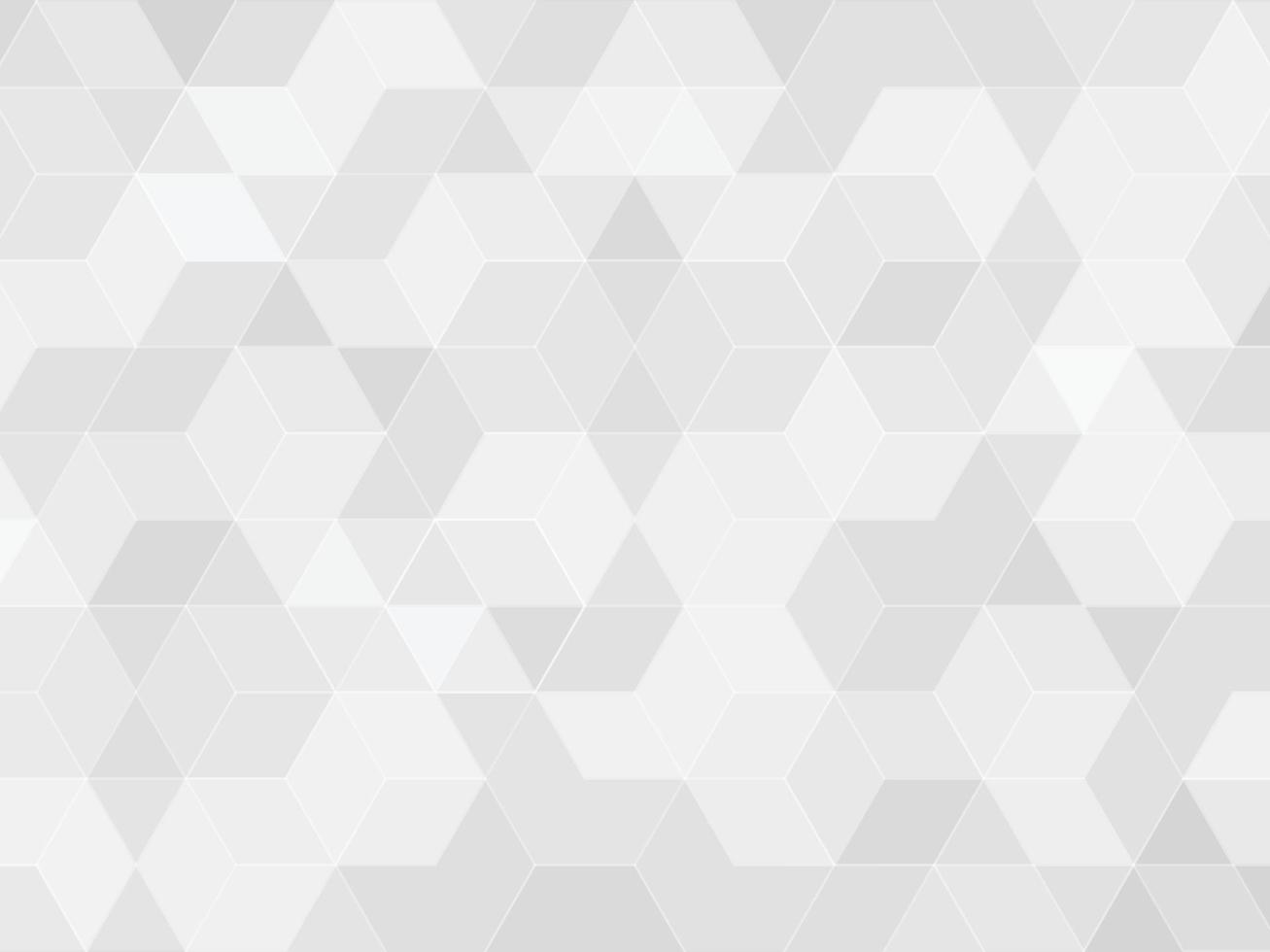 Abstract Hexagon Grey Background vector