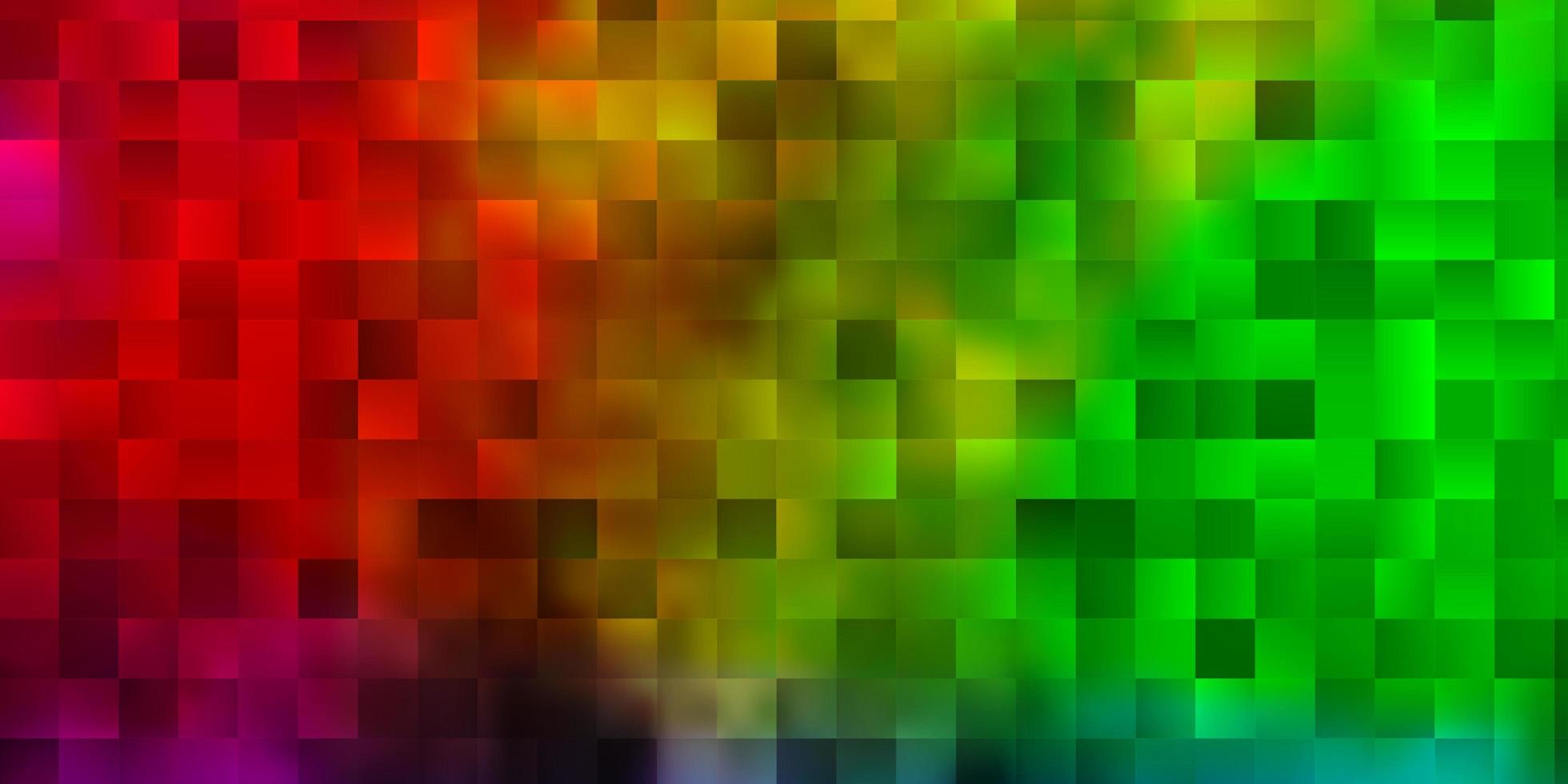 Light Multicolor vector background with rectangles.