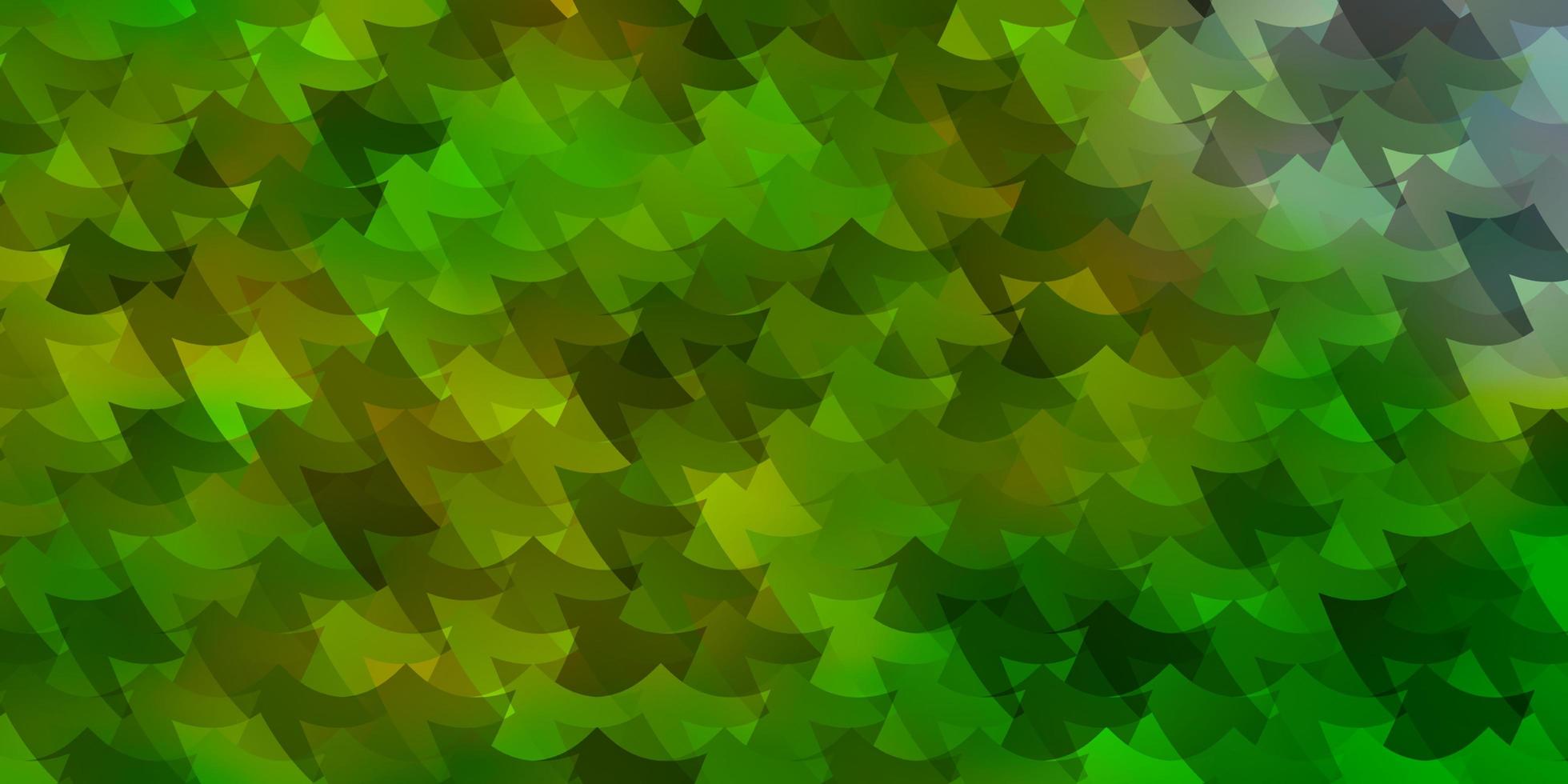 Light Green, Yellow vector template with rectangles.