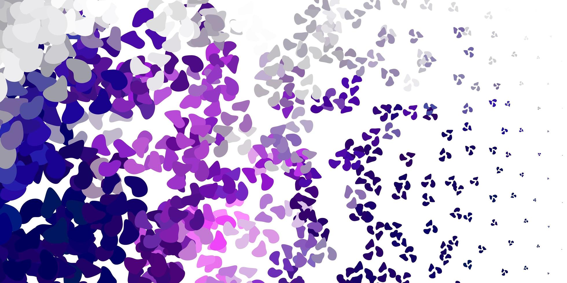 Light purple vector texture with memphis shapes.