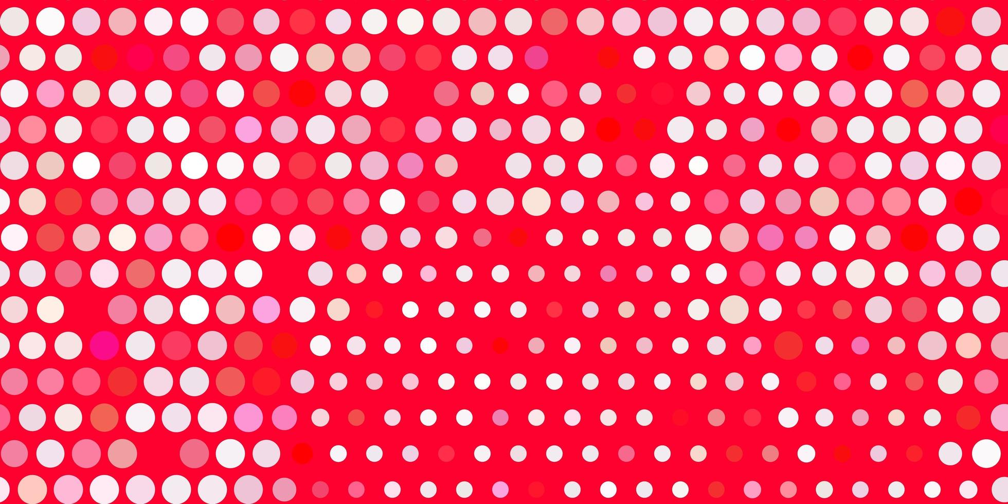 Light red vector backdrop with dots.