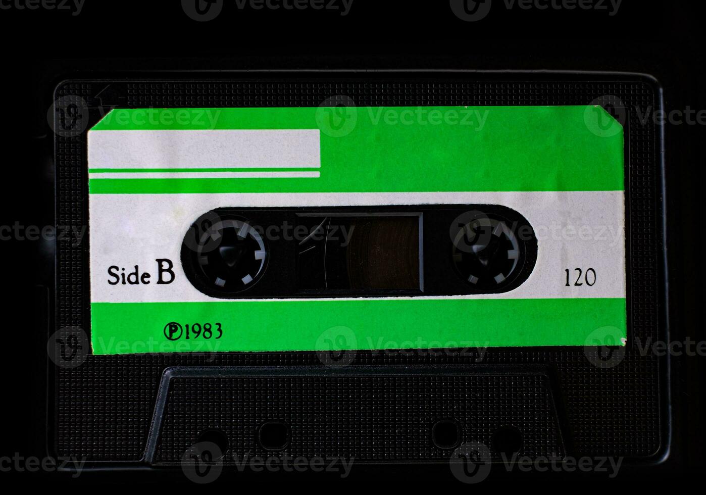 Vintage compact cassette tape photo