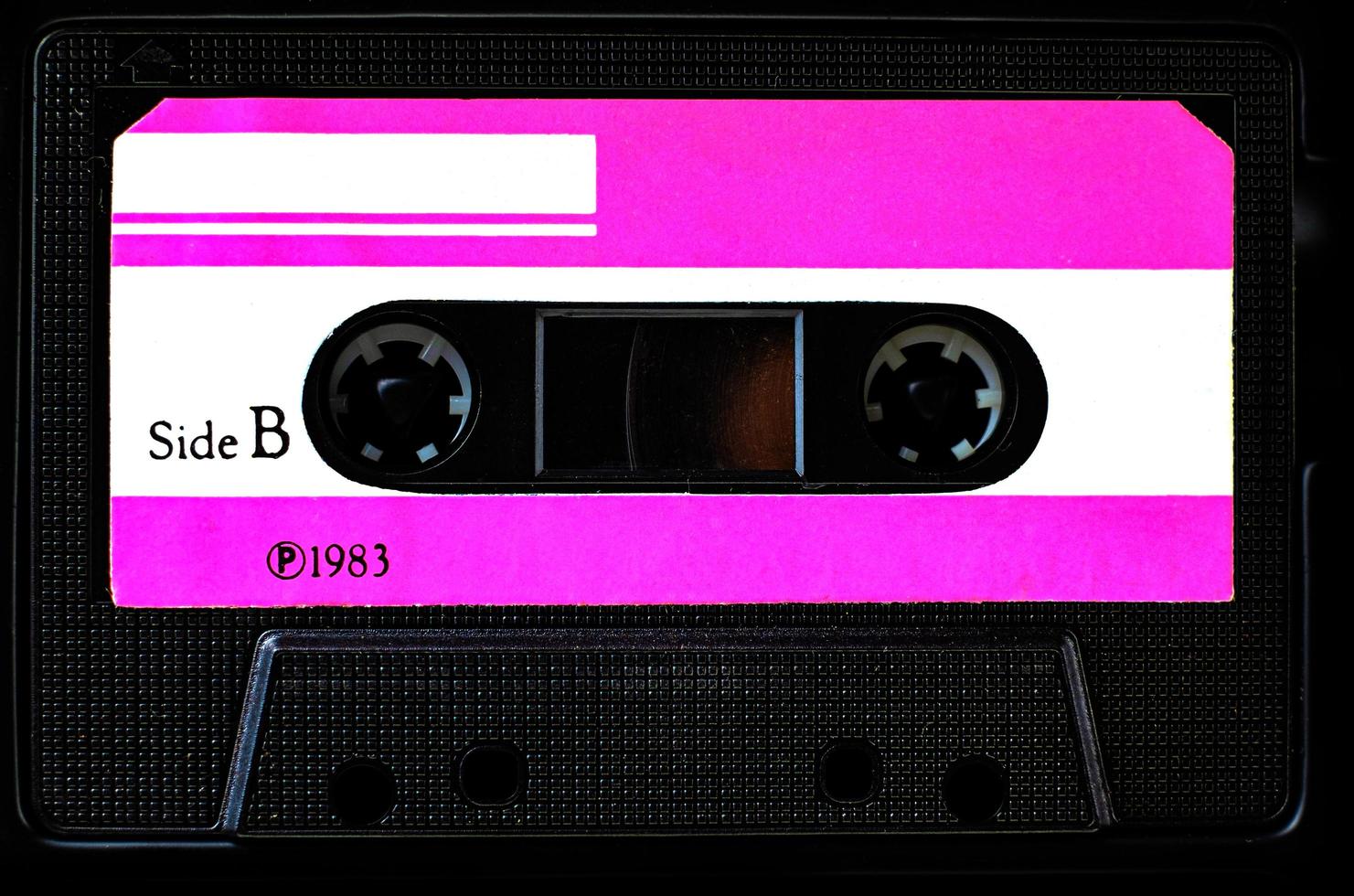 cinta de cassette compacta vintage foto
