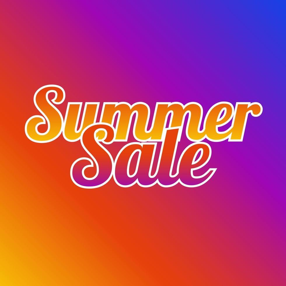 Abstract Summer Sale Background. Vector Illustration