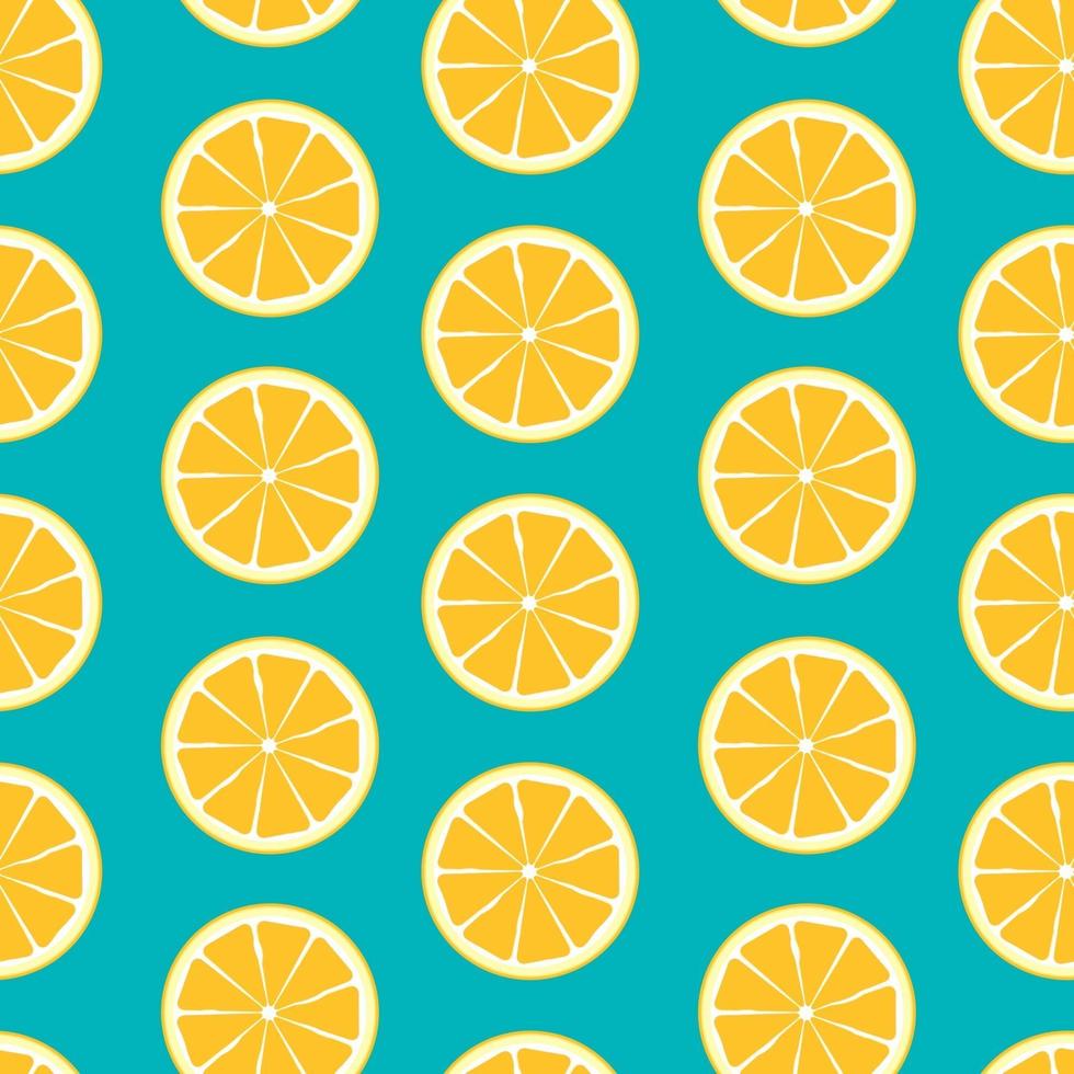 Abstract Citrus Seamless Pattern Background Vector Illustration