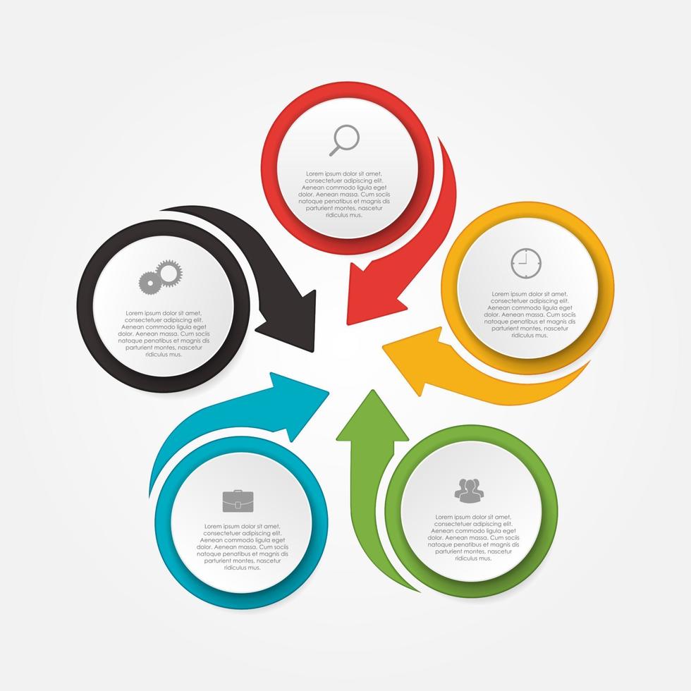 Infographic Templates for Business Vector Illustration.