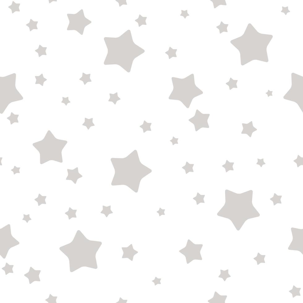 Fondo de patrón transparente de cielo estrellado con estrella. ilustración vectorial vector