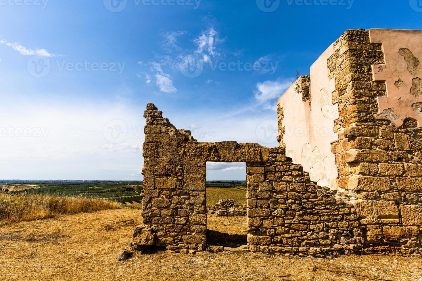 Ruins at Selinunte in Sicily, Italy photo