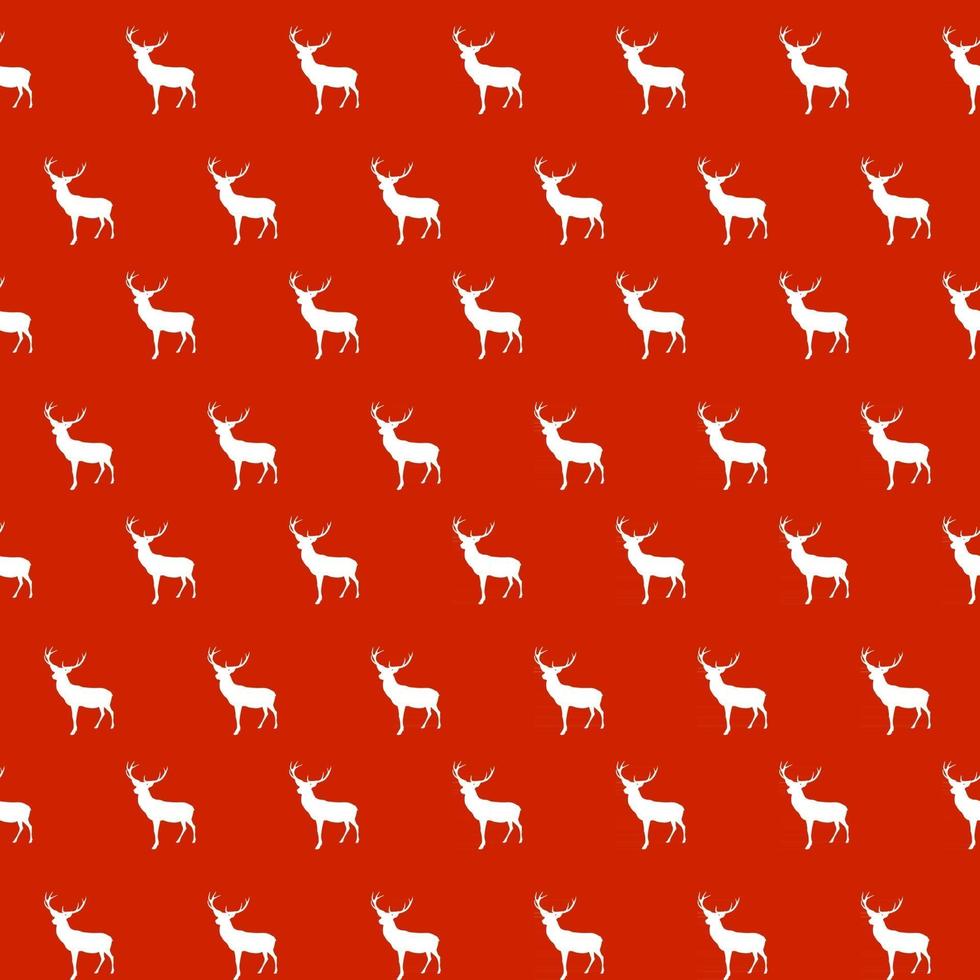 Abstract Seamless deer pattern background. Vector Illustration