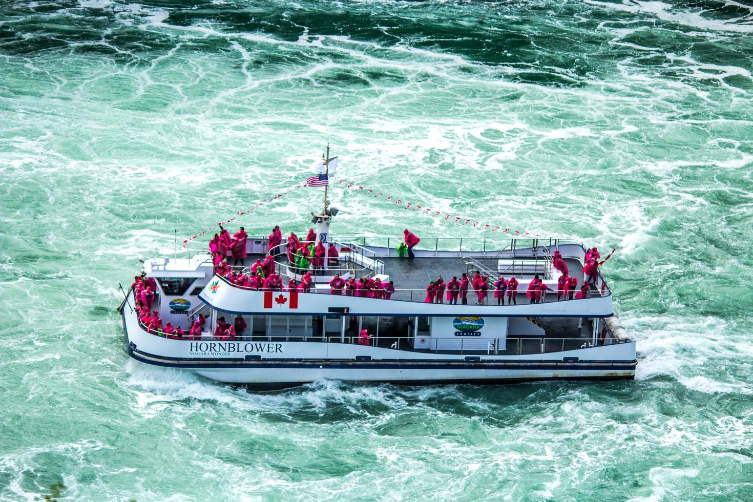 Boat at the Niagara Falls photo