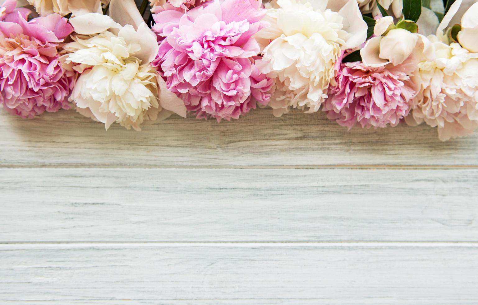 Background with peonies photo