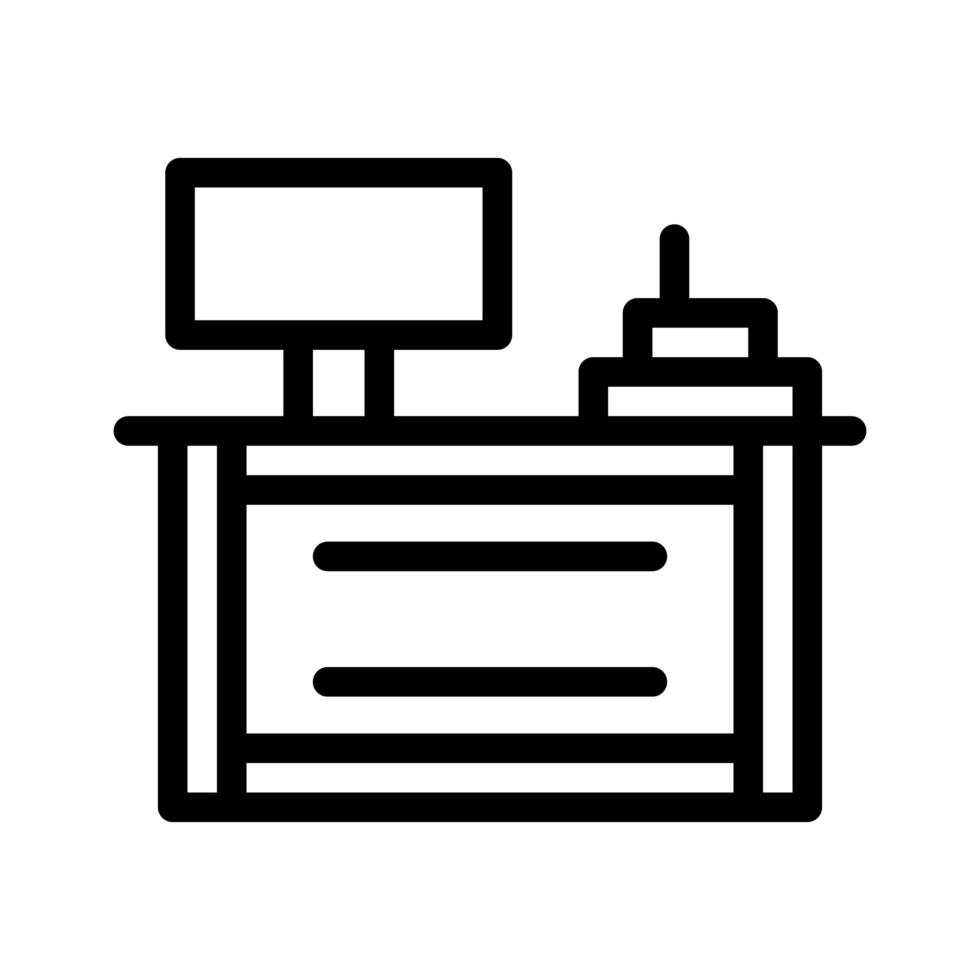 Cash Counter icon vector