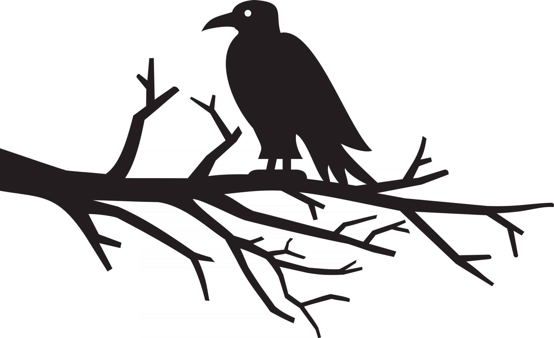 Black Raven Flat 2786872 Vector Art at Vecteezy