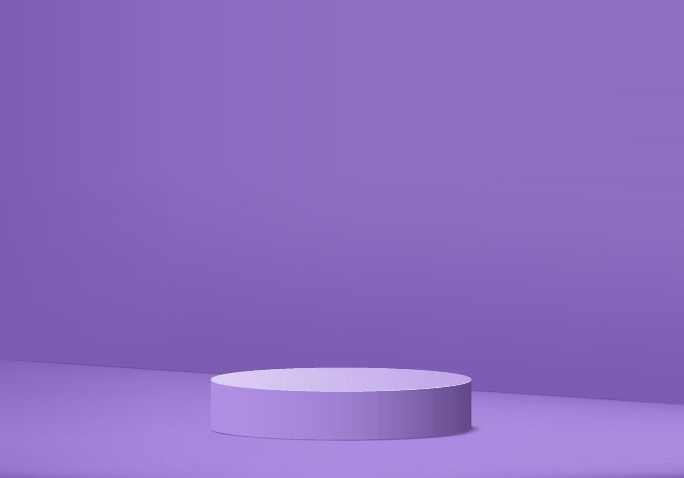3d background products display podium scene with geometric platform. background vector 3d rendering with podium. stand to show cosmetic products. Stage showcase on pedestal display purple studio