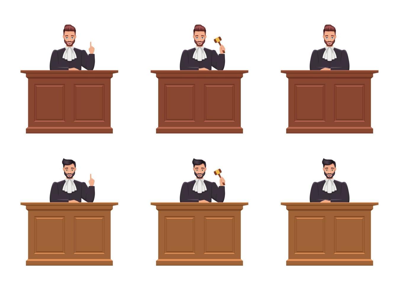 Judge man vector design illustration isolated on white background