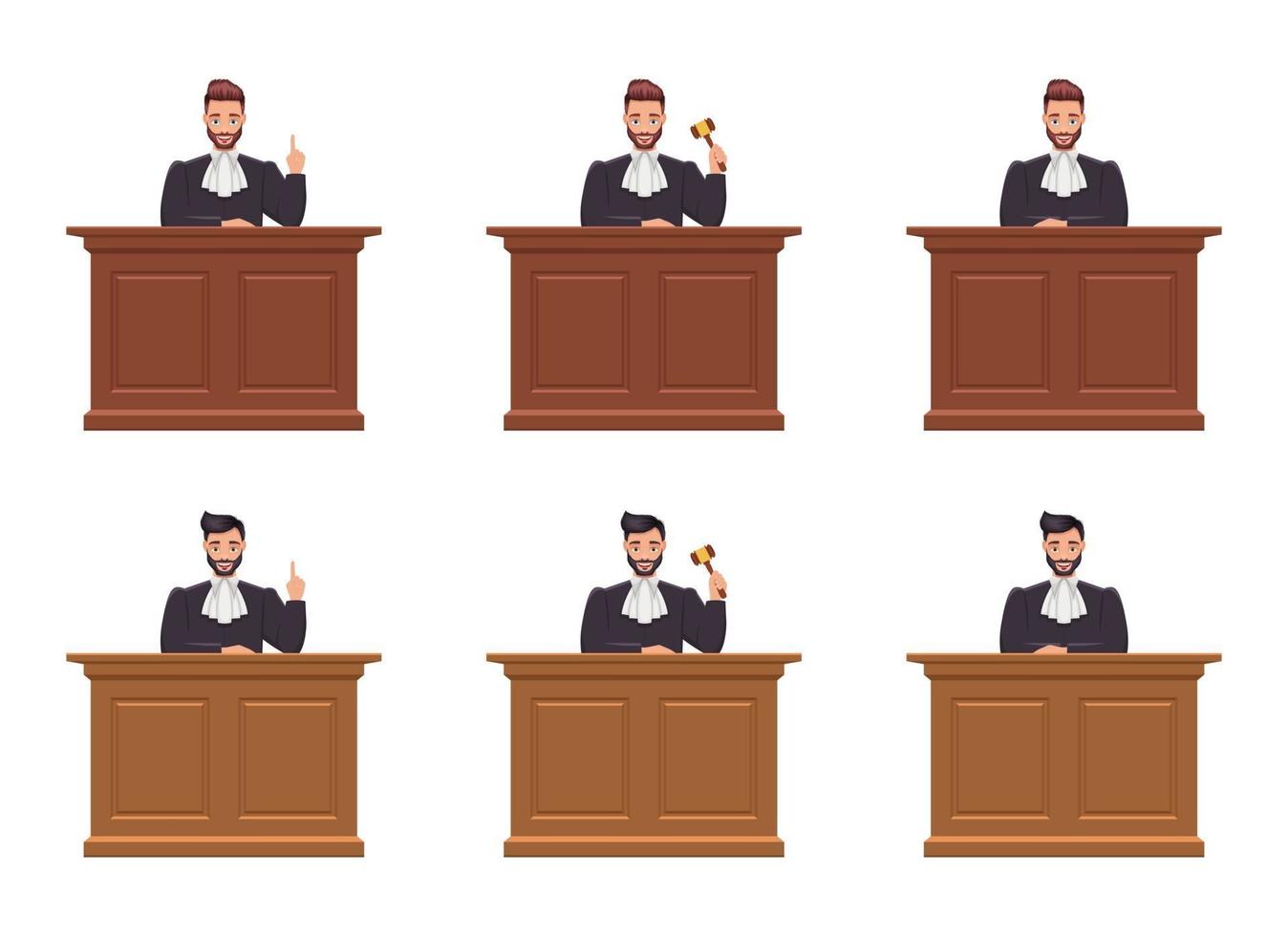 Judge man vector design illustration isolated on white background