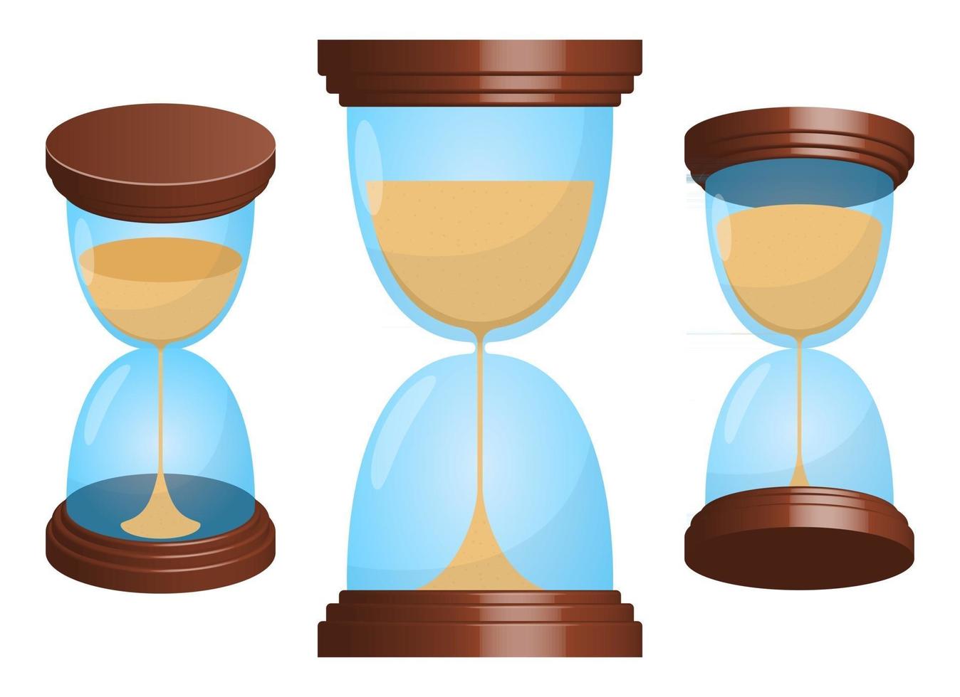Hourglass vector design illustration isolated on white background