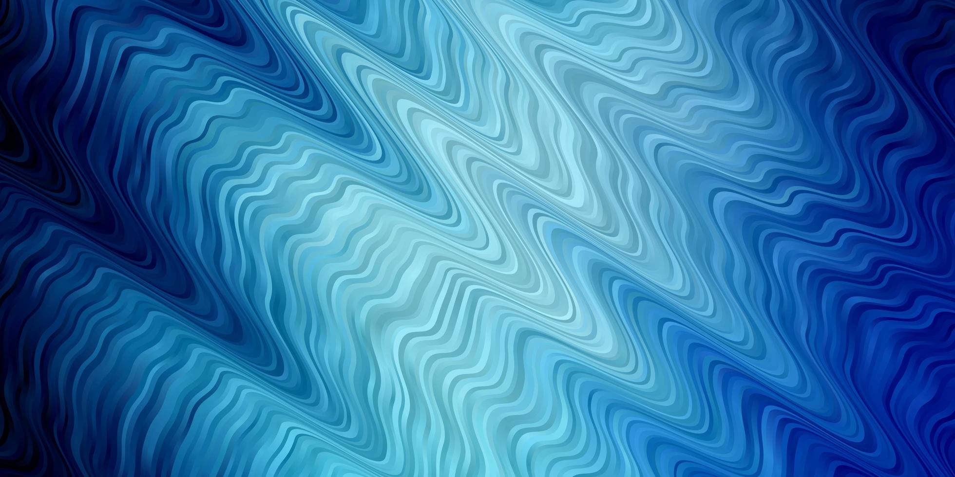 Light BLUE vector background with bows. Bright sample with colorful bent lines, shapes. Smart design for your promotions.