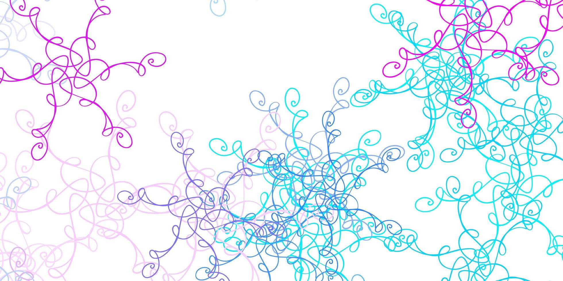 Light Pink, Blue vector pattern with wry lines.