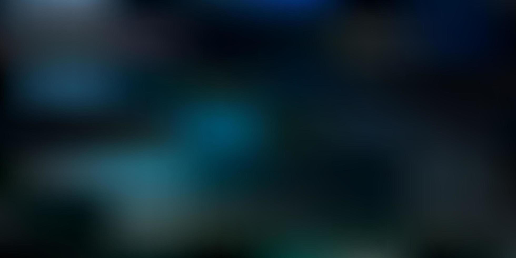Dark blue, green vector blurred background.