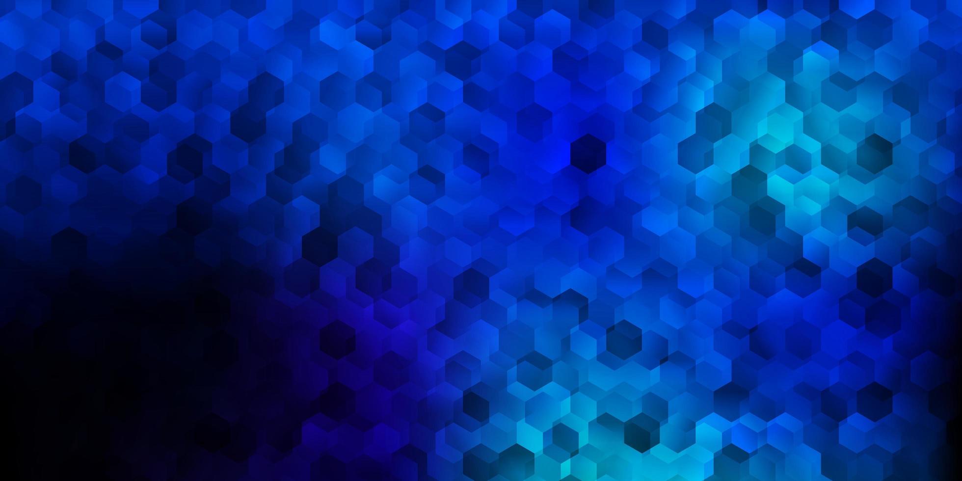 Dark blue vector pattern with abstract shapes.