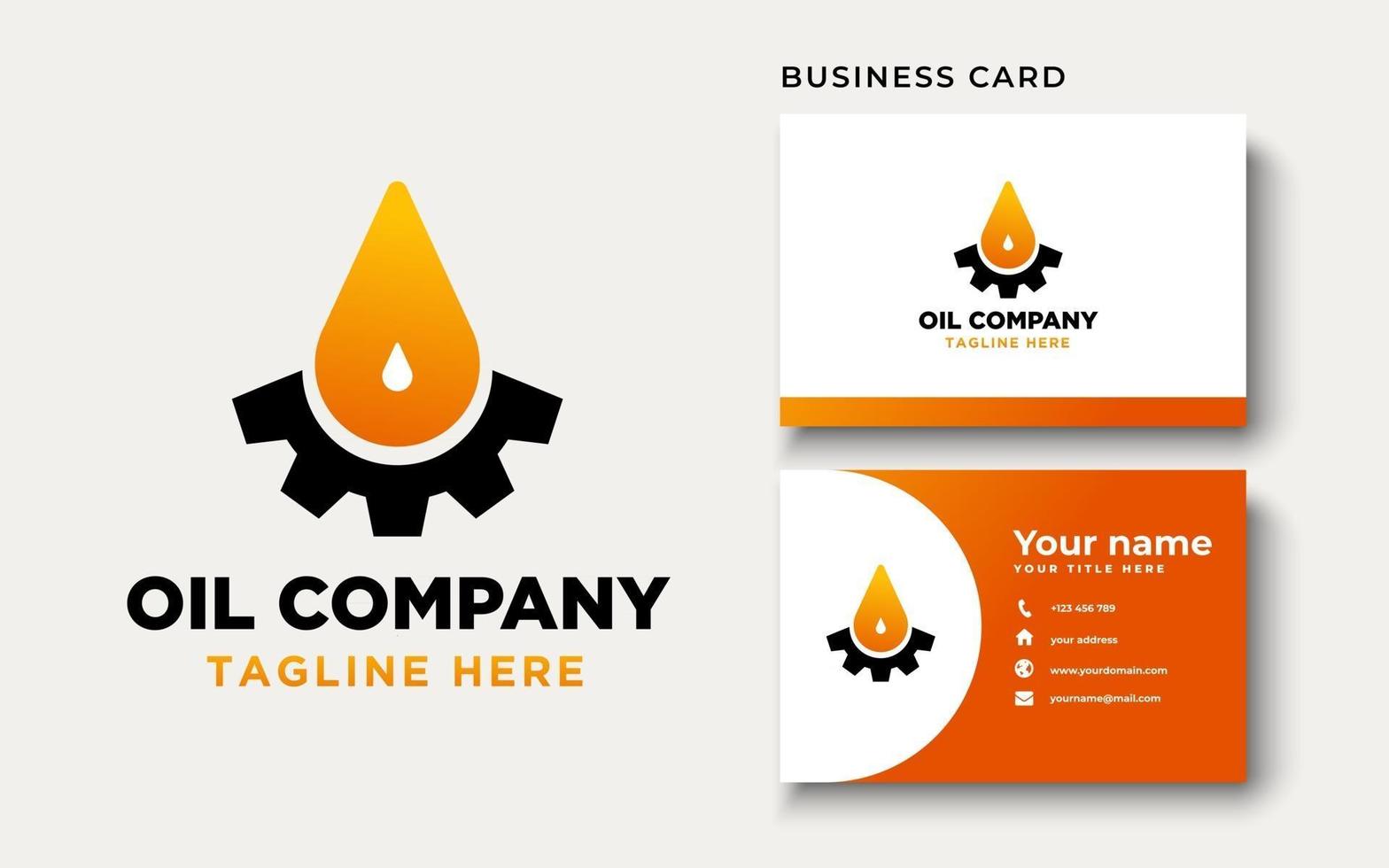 Oil And Gas Logo Design Inspiration, Vector illustration