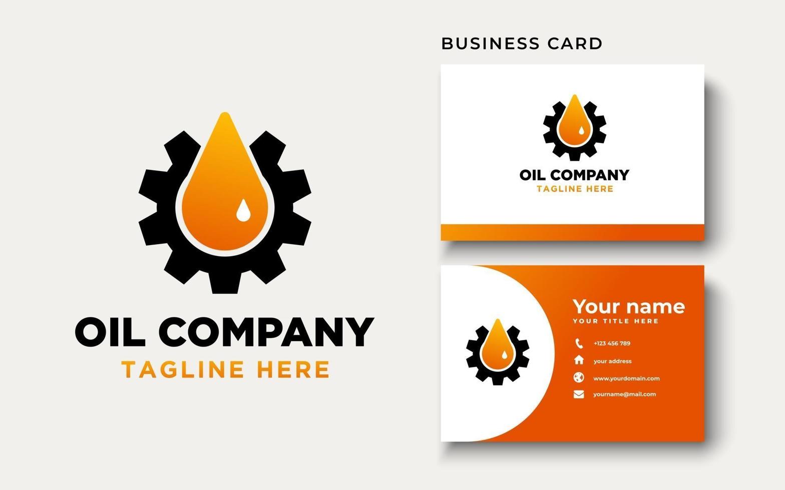 Oil And Gas Logo Design Inspiration, Vector illustration