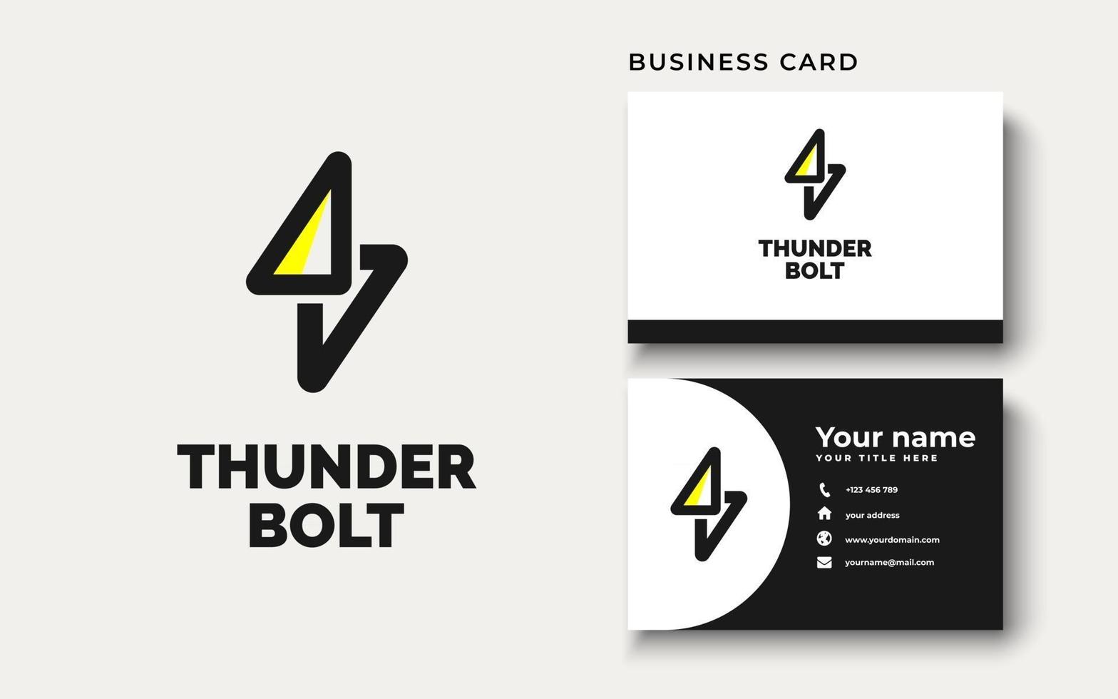 Thunder Bolt Logo Design Inspiration vector