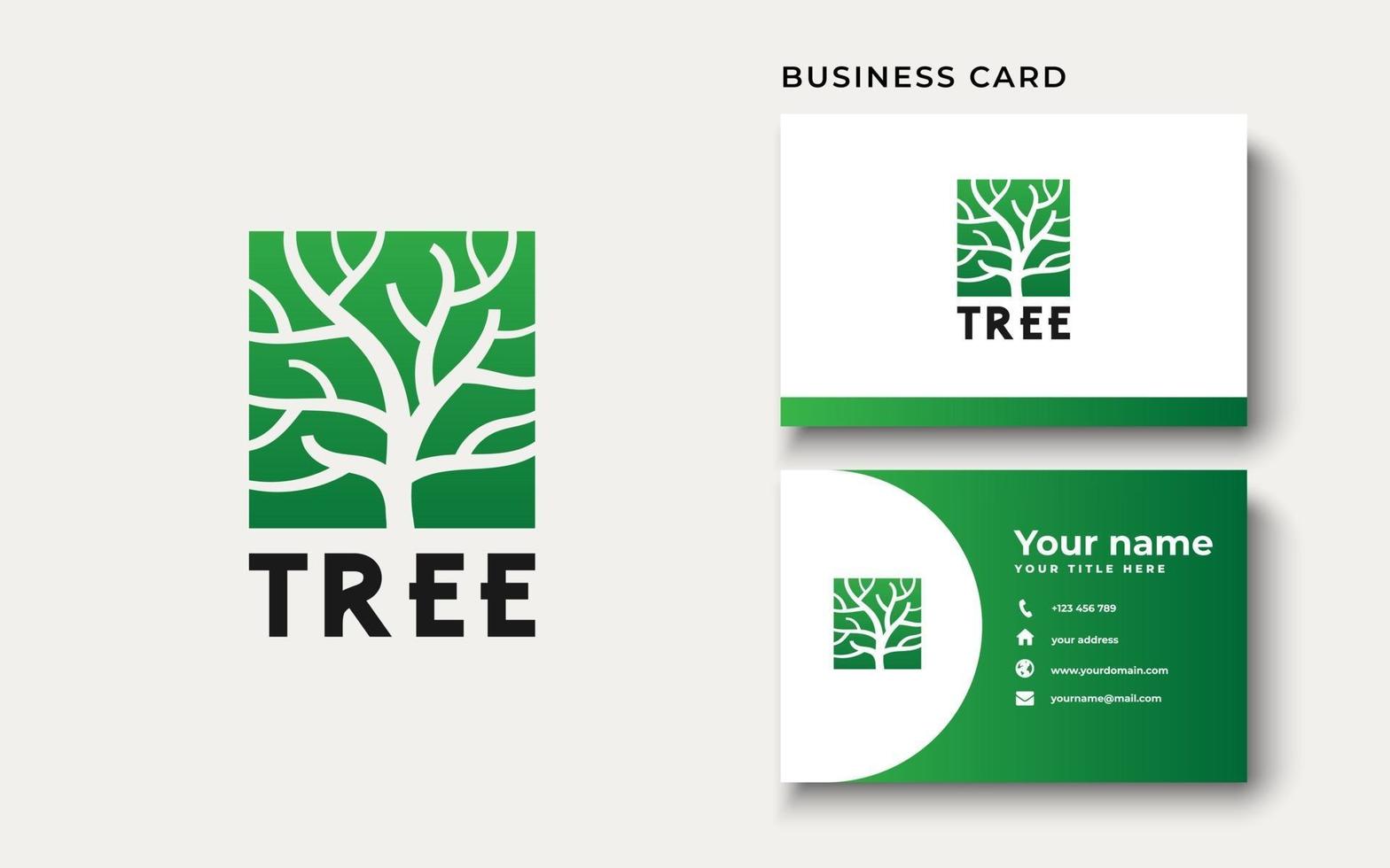 Tree Trunk Logo Design Inspiration vector