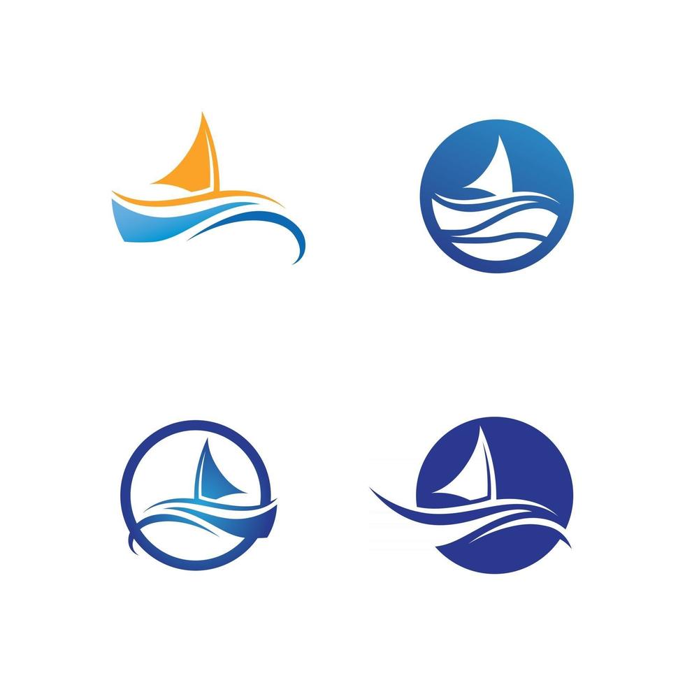vector de icono de onda de agua con ilustración de casa hogar para conjunto de símbolos e iconos