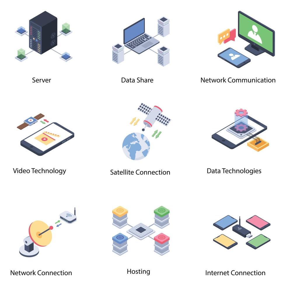 Pack of Network Technology 2789360 Vector Art at Vecteezy